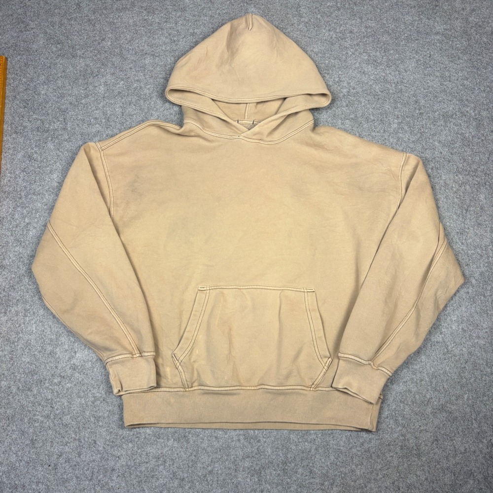 Abercrombie & Fitch Soft A&F Essentials Tan Beige Hoodie Sweatshirt Small